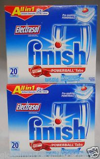   Electrasol Finish Powerball All in 1 Jet dry shine Fresh Scent NEW