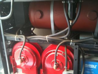 puregas air compressor w/line dryer w/heat w/air blower