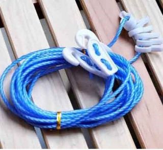Outdoor Tourism Supplies Portable Take Windbreak Hook Clothesline Rope 