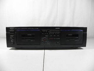   Natural SoundStereo Double Dual Cassette Tape Deck KX W282 Record Play