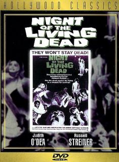 Night of the Living Dead DVD, 1998, Hollywood Classics
