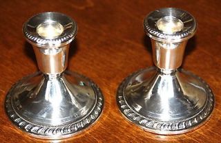 sterling weighted candle in Candlesticks & Candelabra