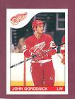 70 JOHN OGRODNICK 1985 86 OPC 85 86 O PEE CHEE DETROIT RED WINGS