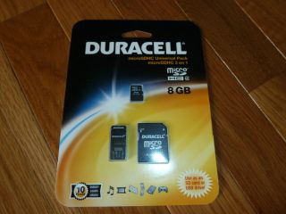 Duracell 8GB Micro SDHC Connectivity Kit 3 in 1 Universial Pack