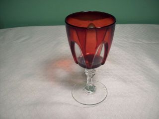 Christal D Arques Durand France Gothic Arch Wine Glass
