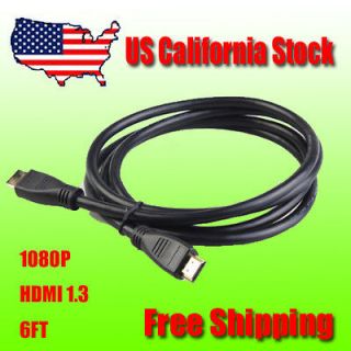   Premium 1080p Gold HDMI 1.3 Cable 6 FT for HD TV DVD HD Video Media