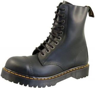 NEW Dr. Doc Martens 8761 Black STEEL TOE Boots UK 11 US 12