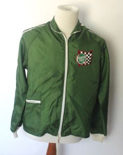 Vintage 70s Quakerstate Racing Nylon Windbreaker Jacket 44 Chest