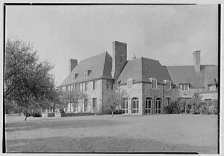   Sturges,residence in Wakefield,Rhode Island. East facade,from right