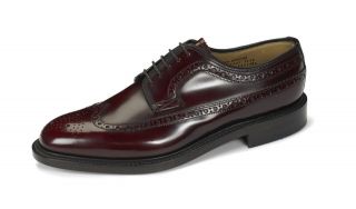 LOAKE   ROYAL BROGUE   BURGUNDY   MANY SIZES AVAILABLE