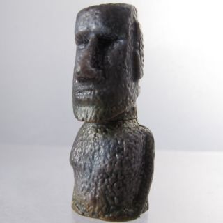 Easter Island Tiki Mini Capsule Museum Head Moai 5cm Statue Figure 