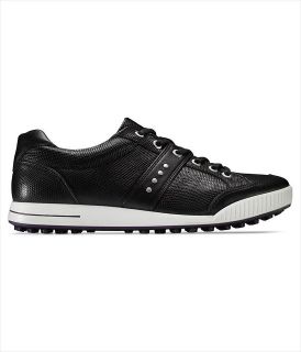 Ecco 2012 Mens Street Premier Leather Golf Shoes   Black