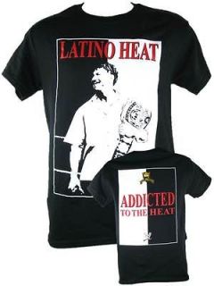 Eddie Guerrero Scarface Addicted to the Heat WWE Black T shirt