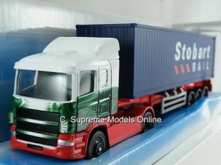 EDDIE STOBART SCANIA SKELETAL CONTAINER ARTICULATED LORRY MODEL CORGI 