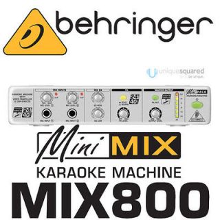 Behringer MiniMix MIX800 Karaoke Machine