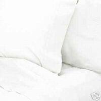 600 TC Egyptian Cotton 1pc FITTED SHEET Percale White