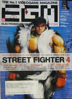 ELECTRONIC GAMING MONTHLY Jan 2008 Street Fighter 4   Lego Batman 