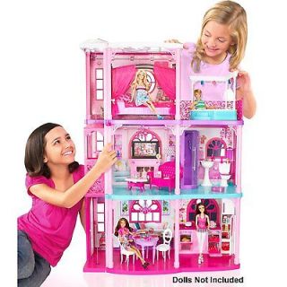   Doll 3 Story Deluxe Pink Dream Townhouse with Accessories House