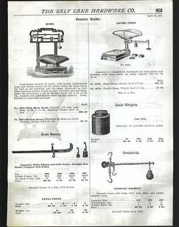 1925 AD Jacobs Union Howe Counter Candy Scales King Cotton Beam 