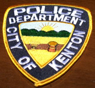 Kenton Police Patch, Hardin County Sheriff, Ohio