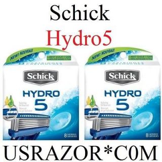 16 Schick Hydro 5 Blades Cartridges Use w Hydro5 Power Razor 