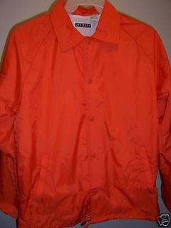 Orange Coaches Jackets, Jerzees Size M