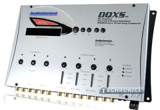   DQXS 6 CHANNEL DIGITAL STEREO 3 WAY CROSSOVER & EQUALIZER W/ MEMORY