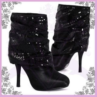 sequin ankle boots in Boots