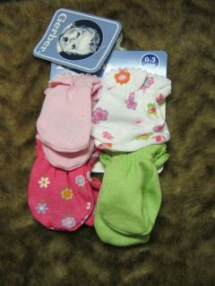   baby set of 4 scratch mittens gloves 0 3 months infant baby care