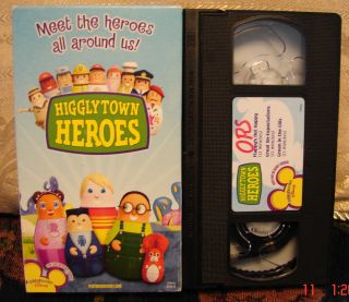 Disney Playhouse Higglytown Heroes VERY RARE VHS FREE US EXPEDITED 