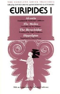 The Complete Greek Tragedies Euripides I by Euripides 1955, Paperback 