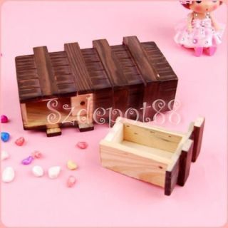 NEW Compartment Wooden Secret Magic Chinese Puzzle Box