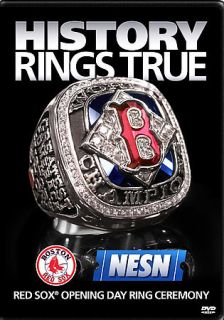 History Rings True The Red Sox Opening Day Ring Ceremony (DVD, 2005)