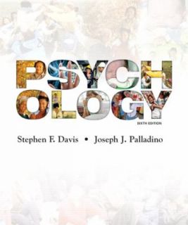 Psychology by Stephen F. Davis and Joseph J. Palladino 2009, Hardcover 