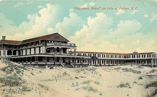Vintage Postcard, Seashore Hotel, Isle of Palms, SC, Charleston County