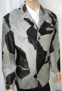 Calugi E Giannelli $1995 Mens M Coat Cowhide Skin *Italian* 52 Medium 