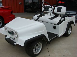 Jeep Wrangler Gas Club Car Golf Cart ~PRICED TO SELL ***New wheels 