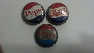   Bottle Cap~Cork Lined~Soda~Pepsi Cola~Northampton MA~Fairfield CT ~3
