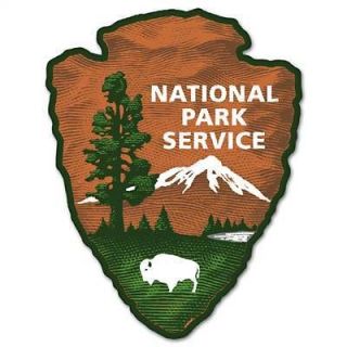 National Park Service car bumper sticker decal 4 x 5