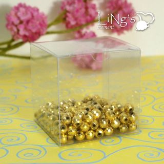 Newly listed 100 pieces 2x2x2 Clear Favor Gift Candy Boxes Wedding 