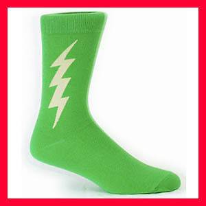 lime green socks in Mens Clothing
