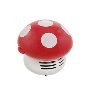 Battery Powered Built in Fan Dust Remover Cleaner Red