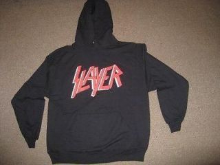 SLAYER   HOODIE LOGO FRONT / CLASSIC EAGLE LOGO ON THE BACK