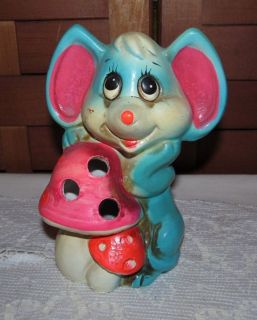 Vintage Ceramic Mouse Figurine Japan By Its The Berries