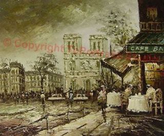 original oil painting paris in Direct from the Artist