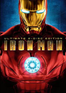 Iron Man DVD, 2008, 2 Disc Set, Ultimate Edition