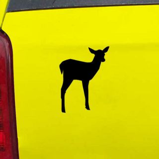 Fawn Doe Deer Decal Sticker   24 Colors   3.75 x 5 [ebn00286]