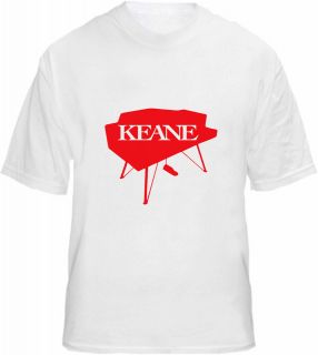 Keane T shirt Piano Silhouette Hopes & Fears tee