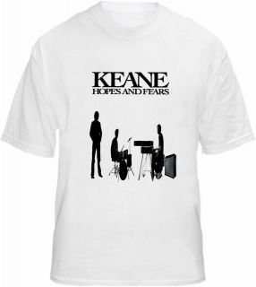 Keane T shirt Hopes and Fears Album Art Silhouette Tee