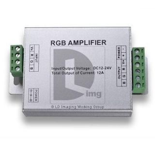 RGB Amplifier Signal Repeater DC 12V 24V For LED Strip light SMD 5050 